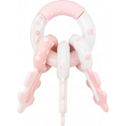 KikkaBoo Keys Pink Κουδουνίστρα Κρίκος για 3+ Μηνών