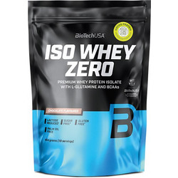 Biotech USA ISO Whey Zero Chocolate Πρωτεΐνη Ορού Γάλακτος Γράμμωσης Χωρίς Λακτόζη & Γλουτένη 454gr