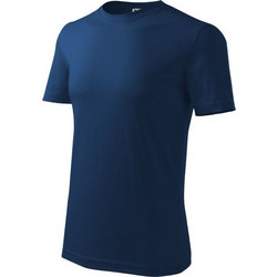 Malfini Classic Ανδρικό Αθλητικό T-Shirt Navy Μπλε MLI-13287