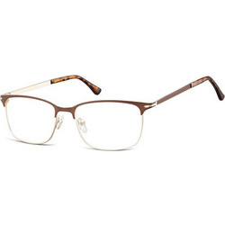 Sunoptic 899E Ανδρικός Σκελετός Γυαλιών Οράσεως Μεταλλικός Καφέ