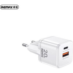 Remax RP-U8 Φορτιστής χωρίς Καλώδιο με Θύρα USB-A & Θύρα USB-C 20W Quick Charge 4.0+ & Power Delivery