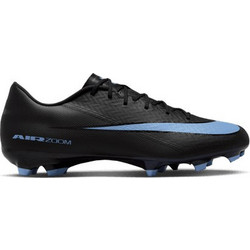 Nike ZM Vapor 16 Academy FG/MG FQ1458-001 Ποδοσφαιρικά Παπούτσια με Τάπες Μαύρα Γαλάζια