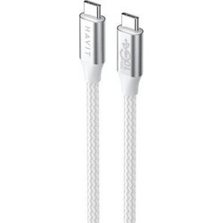 Havit CB6290 Braided USB-C to USB-C 1m White Grey 6939119066758