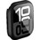AMAZINGTHING Radix Θήκη Σιλικόνης Tempered Glass για Apple Watch 10 42mm Μαύρη