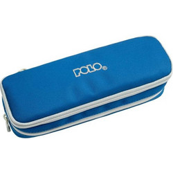 Polo Duo Box Κασετίνα με 2 Θήκες Μπλε Λευκή 937004-5523