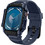Spigen Rugged Armor Pro Θήκη Σιλικόνης με Λουράκι για Apple Watch 10 42mm Navy Μπλε