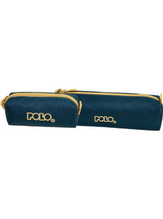 Polo Original Wallet Κασετίνα Βαρελάκι Μπλε Χρυσή 937006-5876
