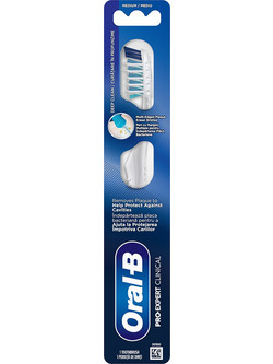 Oral-B Pro-Expert Clinical Medium Oδοντόβουρτσα Λευκή