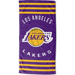 Gim NBA Los Angeles Lakers Παιδική Πετσέτα Θαλάσσης Μωβ 76x152cm 100-00004