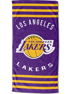 Gim NBA Los Angeles Lakers Παιδική Πετσέτα Θαλάσσης Μωβ 76x152cm 100-00004