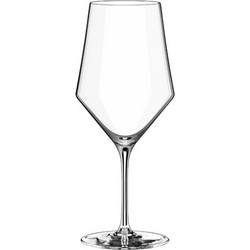 Rona Σετ Ποτήρι Κρασιού Γυάλινo Κολωνάτο Edge 405ml 0803490