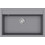Unixton Damon-70 Ένθετος Νεροχύτης Γρανίτη Ματ Grey 78x50cm