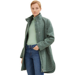 Tom Tailor Γυναικείο Ημίπαλτο Μπουκλέ Πράσινο Mint 1032674-30567