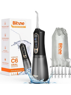 Bitvae C6 Black Gold Ηλεκτρική Οδοντόβουρτσα Water Flosser