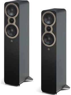 Q Acoustics 3050c Ζεύγος Ηχείων Hi-Fi Δαπέδου 150W 2 Δρόμων Black