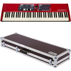 Nord Electro 6D 73 Case Set Ηλεκτρικό Πιάνο Stage με 73 Βαρυκεντρισμένα Πλήκτρα Red