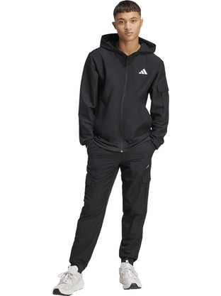 Adidas Sportswear Ανδρικό Σετ Φόρμας Μαύρο JL8603