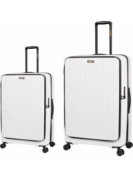 CAT 84873-1009 Σετ Βαλίτσες 2τμχ Μεγάλη & Μεσαία Λευκές