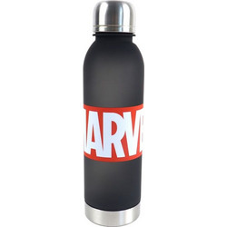 Gim Marvel Παιδικό Παγούρι Πλαστικό BPA Free Μαύρο 750ml
