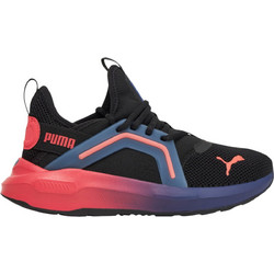 Puma Softride Enzo 5 Παιδικά Αθλητικά Παπούτσια για Τρέξιμο Μαύρα Φούξια Μωβ 401510-04