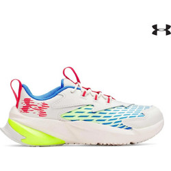 Under Armour Scramjet 7 Παιδικά Αθλητικά Παπούτσια για Τρέξιμο Λευκά Γαλάζια Κόκκινα 6006928-101