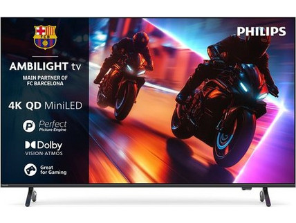 Philips QD MiniLED Ambilight 55MLED920 Smart Τηλεόραση 55" 4K UHD Mini LED HDR (2025)