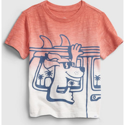 Gap Παιδικό T-Shirt Κοντομάνικο Κοραλί Λευκό 687930005