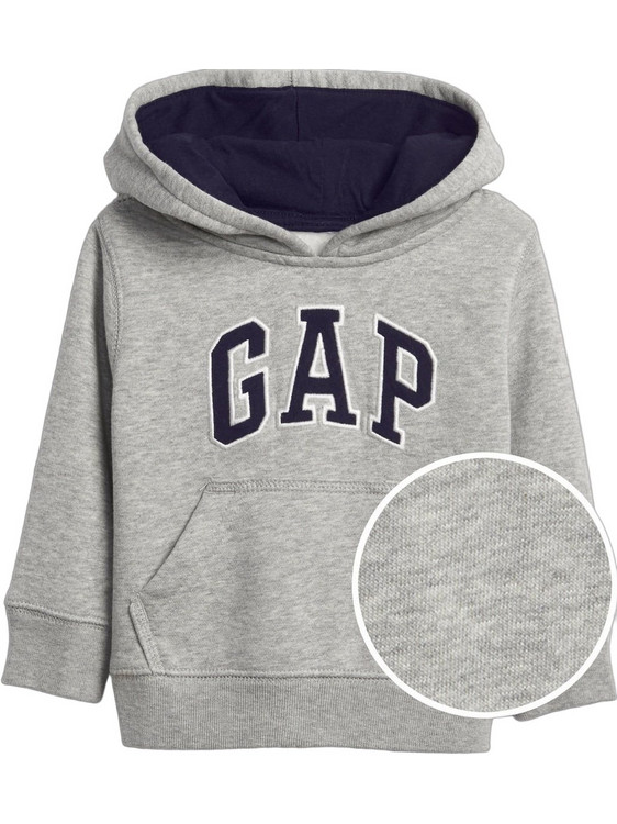 Gap Παιδικό Φούτερ με Κουκούλα Γκρι Navy Μπλε 984792002