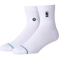Stance NBA Ανδρικές Κάλτσες Κοντές Λευκές A356A20LOG-WHT