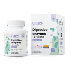 Osavi Digestive Enzymes & Probiotic Προβιοτικά 60 Κάψουλες