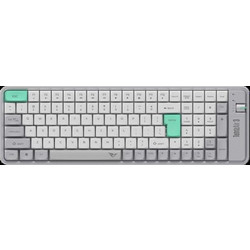 Alcatroz Tetriz Air 3 Ασύρματο Gaming Πληκτρολόγιο White Green