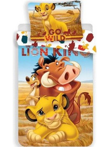 Disney The Lion King Σετ Παιδική Παπλωματοθήκη Μονή Βαμβακερή 140x200 Πολύχρωμη