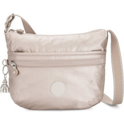 Kipling Γυναικεία Τσάντα Χιαστί Υφασμάτινη Μπεζ με Ιμάντα 10146-48I