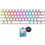 Armaggeddon MKA-1C Core Μηχανικό Gaming Πληκτρολόγιο 65% με Custom Blue Διακόπτες RGB White