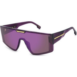 Carrera CA18/S B3V/7199 Γυναικεία Γυαλιά Ηλίου Μάσκα Κοκάλινα Μωβ με Μωβ Φακό