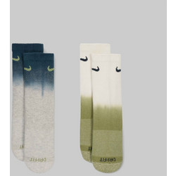 Nike Everyday Plus Ανδρικές Κάλτσες Ψηλές με Σχέδια Πολύχρωμες 2Pack FJ4913-911