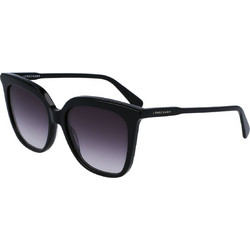 Longchamp LO728S-001 Γυναικεία Γυαλιά Ηλίου Πεταλούδα Κοκάλινα Μαύρα με Μαύρο Φακό