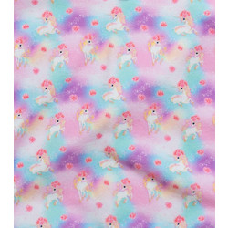 Tortue Unicorns Παιδική Πετσέτα Θαλάσσης Λιλά 70x140cm S5-224-100