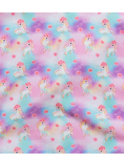 Tortue Unicorns Παιδική Πετσέτα Θαλάσσης Λιλά 70x140cm S5-224-100