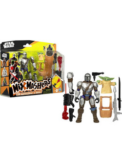 Hasbro Star Wars Mixmashers The Mandalorian & Grogu Deluxe Σετ Φιγούρες Δράσης για 4+ Ετών