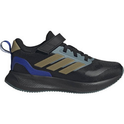 Adidas Runfalcon 5.0 Παιδικά Αθλητικά Παπούτσια για Τρέξιμο Μαύρα Μπεζ JQ5686