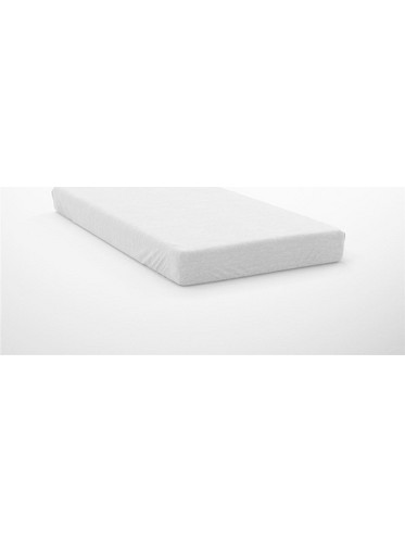 Dimcol Σεντόνι Μονό Βαμβακερό με Λάστιχο 100x200+30 Exotic Line White