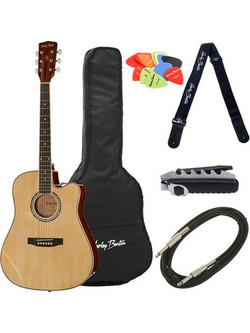 Harley Benton D-120CE Natural Bundle 3