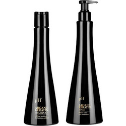 pH Laboratories Argan & Keratin Σετ Περιποίησης Μαλλιών Μάσκα 1lt + Σαμπουάν 1lt