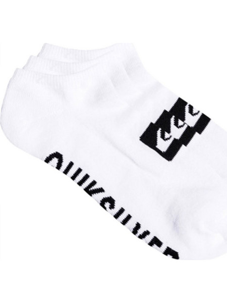 Quiksilver Ανδρικές Κάλτσες Κοντές Λευκές 3Pack EQYAA04069-WBB0