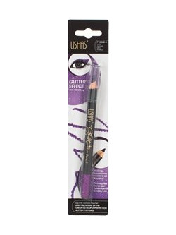 Ushas Cosmetics Glitter Μωβ Μολύβι Ματιών Αδιάβροχο 3gr