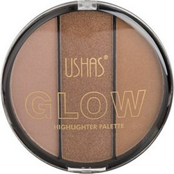 Ushas Cosmetics Γήινα Χρώματα Highlighter Palette 15.2gr