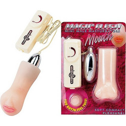 Seven Creations Magic Pocket Mouth Αυνανιστήρι με Δόνηση Flesh
