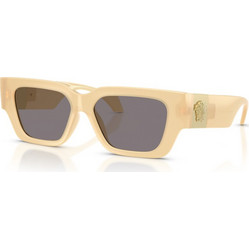 Versace VE4497U 554473 Γυναικεία Γυαλιά Ηλίου Τετράγωνα Κοκάλινα Ροζ με Μαύρο Φακό