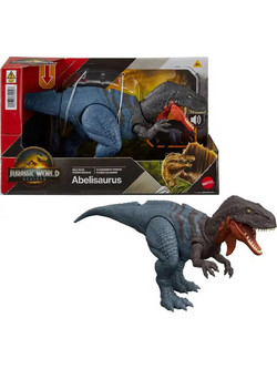 Mattel Jurassic World Wild Roar Abelisaurus Φιγούρα Δεινόσαυρος για 4+ Ετών
